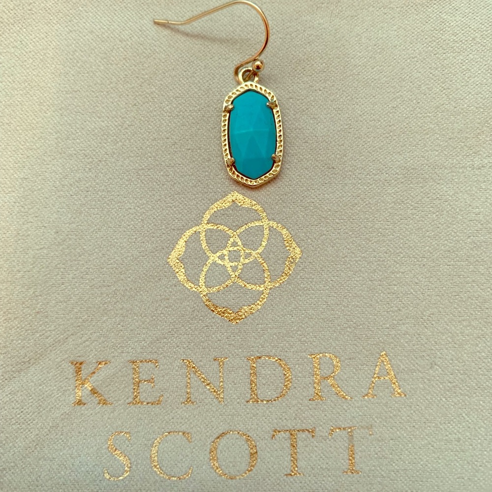 Kendra Scott SINGLE Turquoise Lee Earring